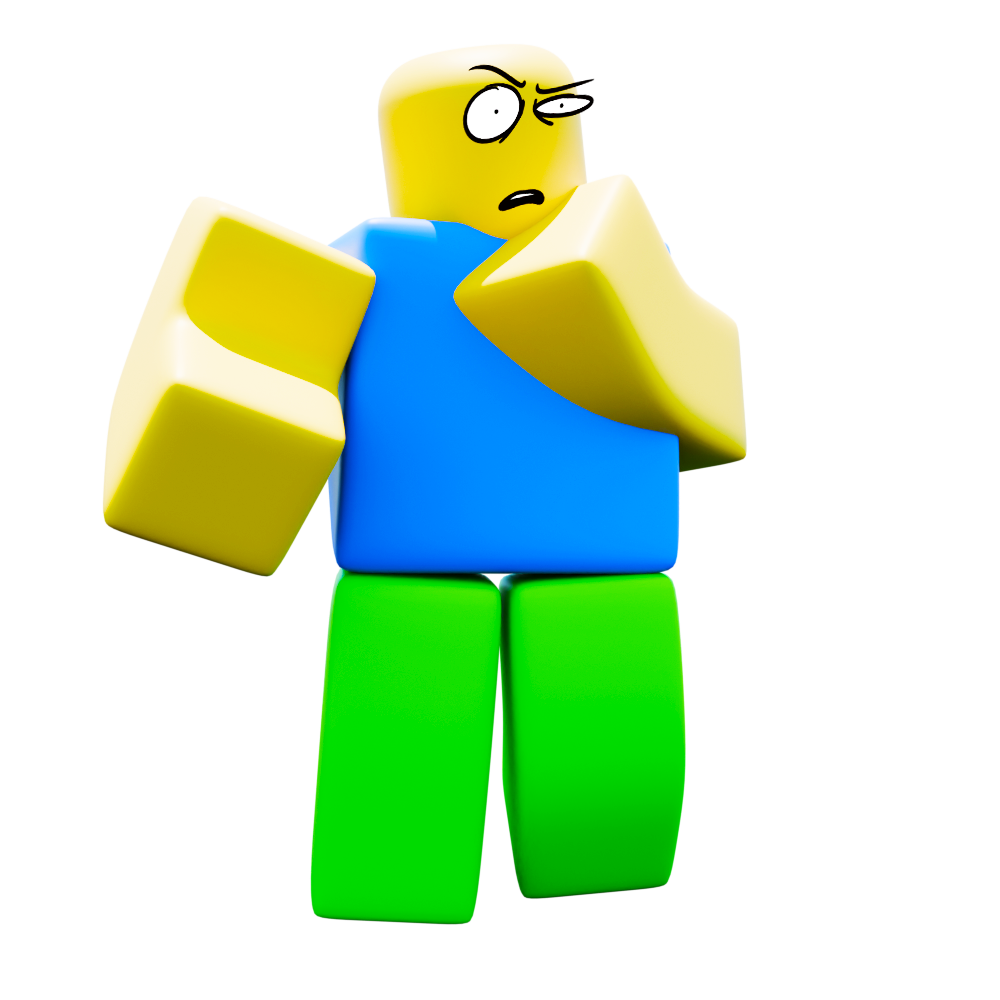 Thinking Roblox character